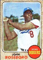 1968 Topps Baseball Cards      065      John Roseboro